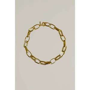 NEW PETER + JUNE chain link necklace in gold
